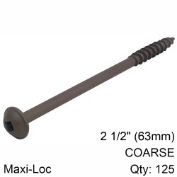 KREG Hd Protec Kote Pocket Hole Screws 64mm 2.50' #14 Coarse Thread Mx